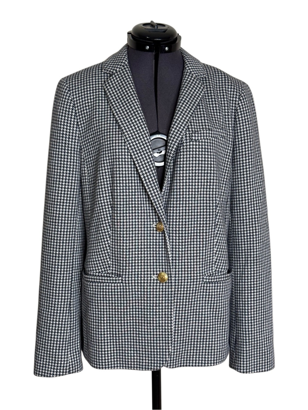 Talbots Aberdeen Houndstooth Blazer